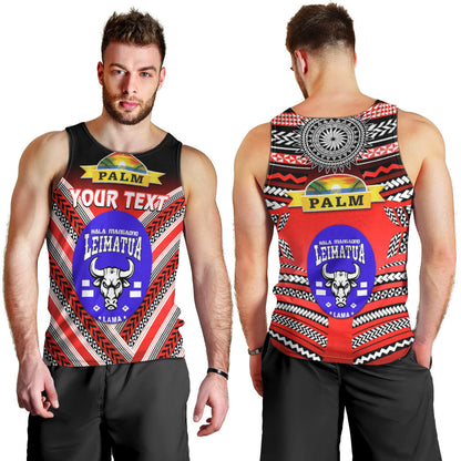 Custom Personalised Mate Ma'a Tonga Men Tank Top Leimatu'a Bulls Creative Style Red NO.1
