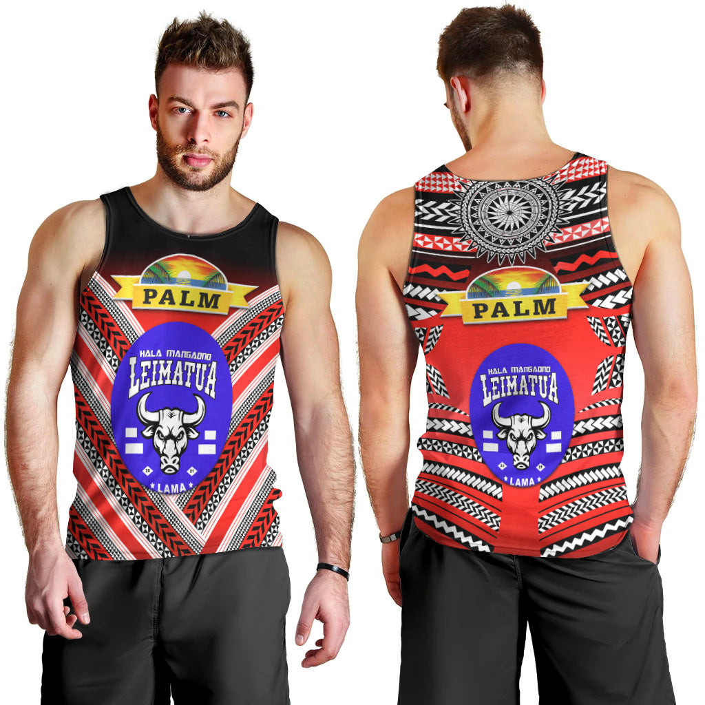 Mate Ma'a Tonga Men Tank Top Leimatu'a Bulls Creative Style Red NO.1