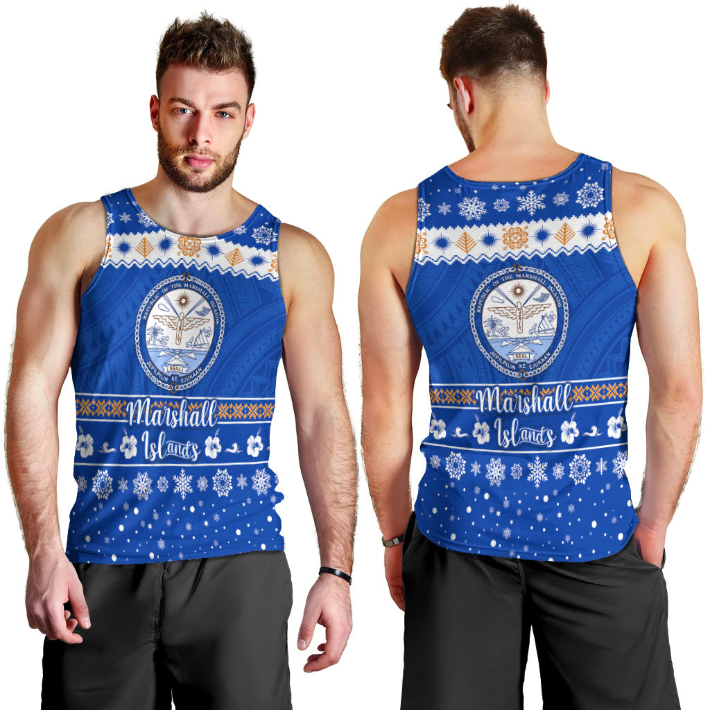Marshall Islands Christmas Men Tank Top Simple Style