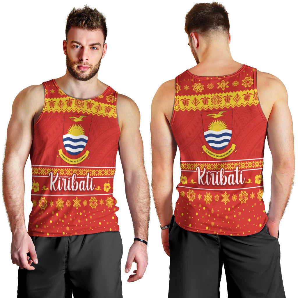 Kiribati Christmas Men Tank Top Simple Style