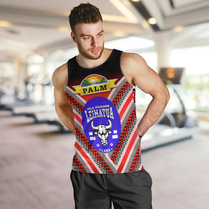 Mate Ma'a Tonga Men Tank Top Leimatu'a Bulls Creative Style Red NO.1