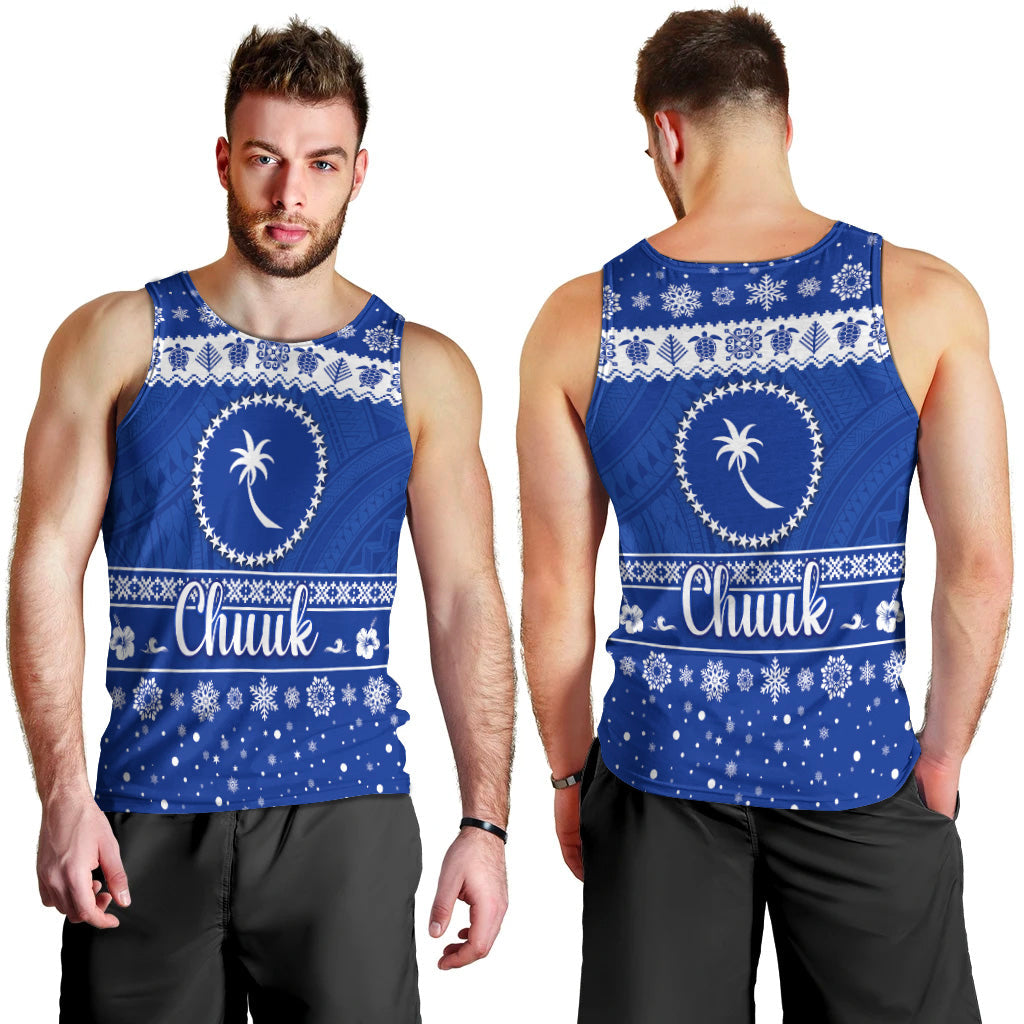 FSM Chuuk Christmas Men Tank Top Simple Style