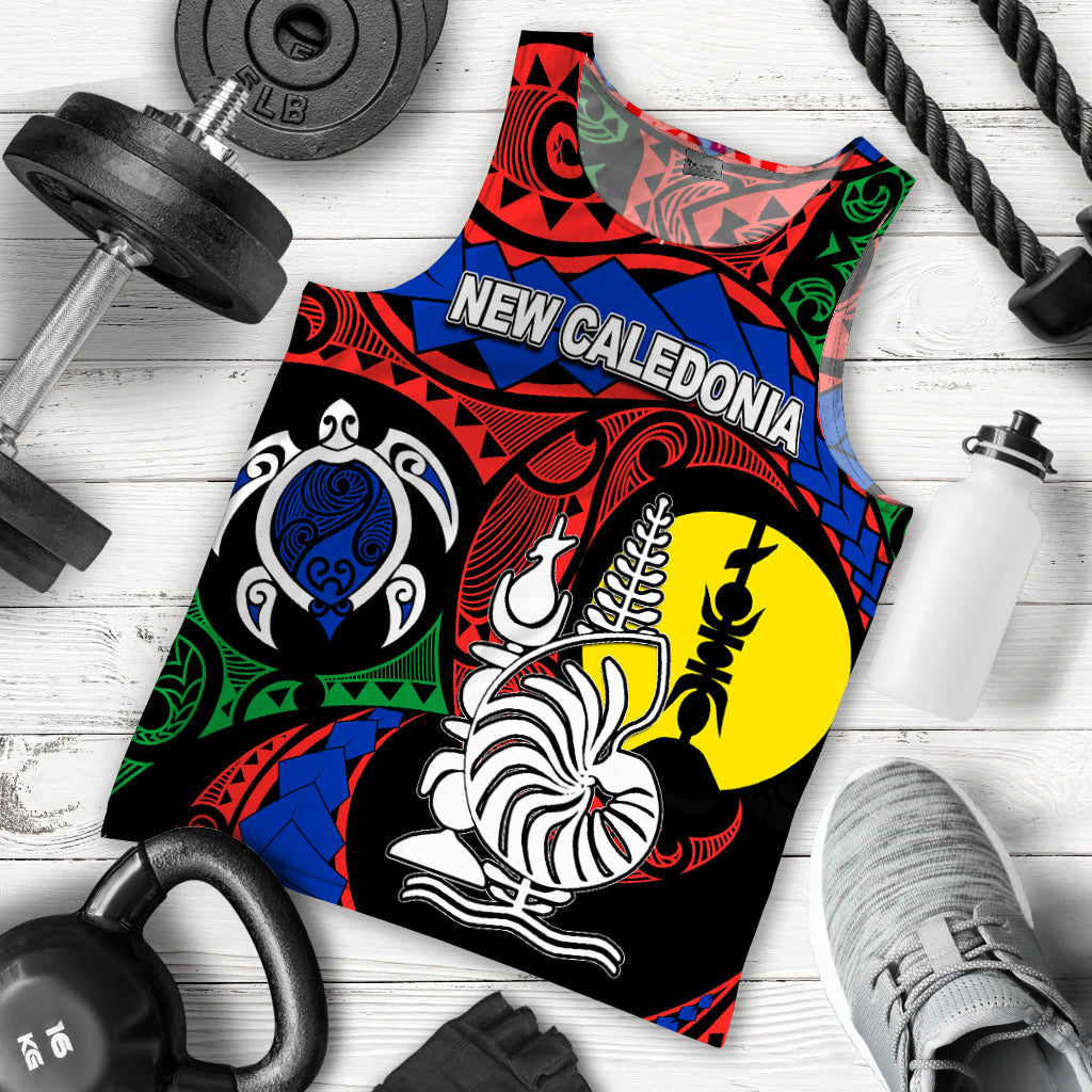 New Caledonia Men's Tank Top Color Flag