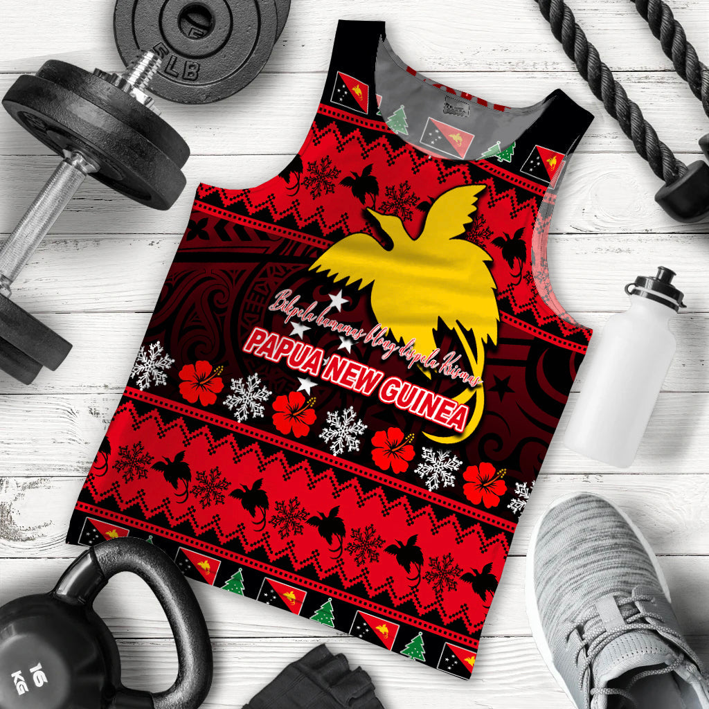 Papua New Guinea Christmas Men's Tank Top