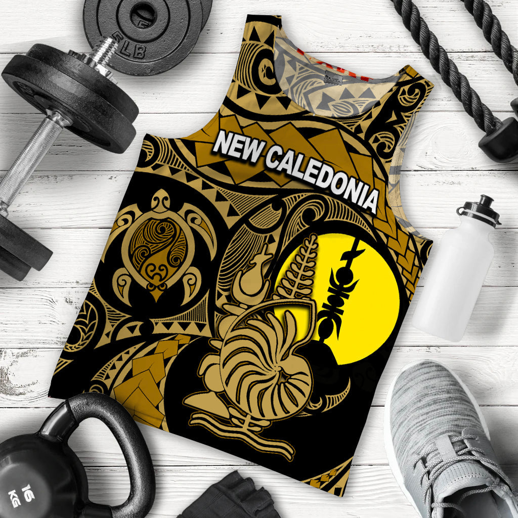 New Caledonia Men's Tank Top Gold Color