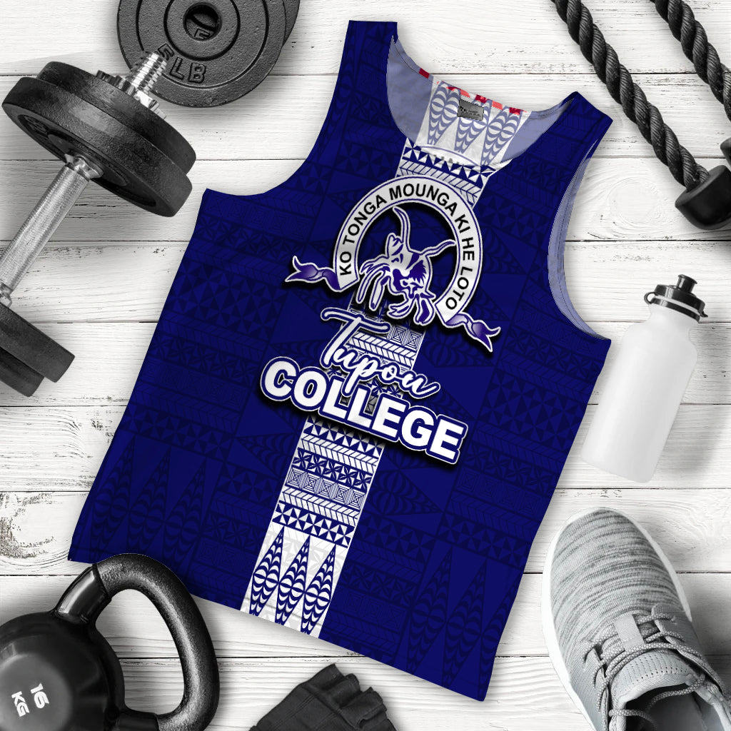 Tupou College Men Tank Top Tonga Simple Style