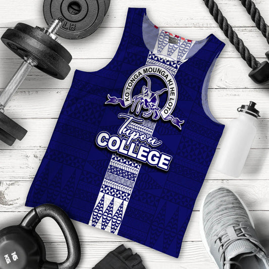 Tupou College Men Tank Top Tonga Simple Style