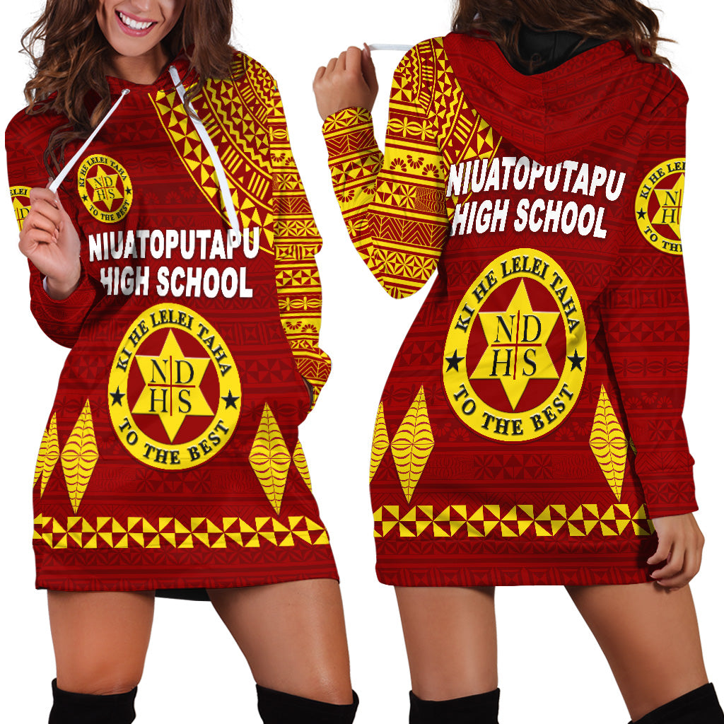 Tonga Niuatoputapu High School Hoodie Dress Simple Style