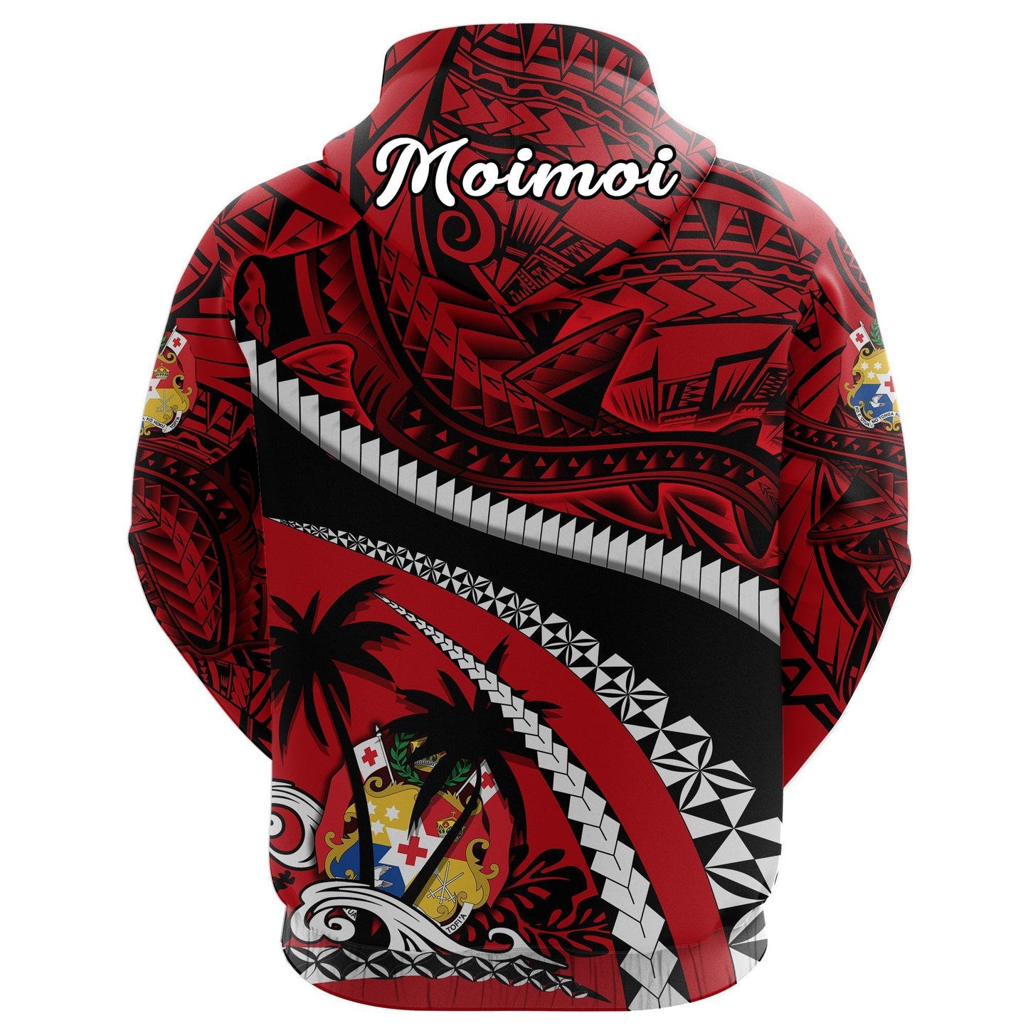 Moimoi Hoodie Tonga Polynesian Shark Tattoo