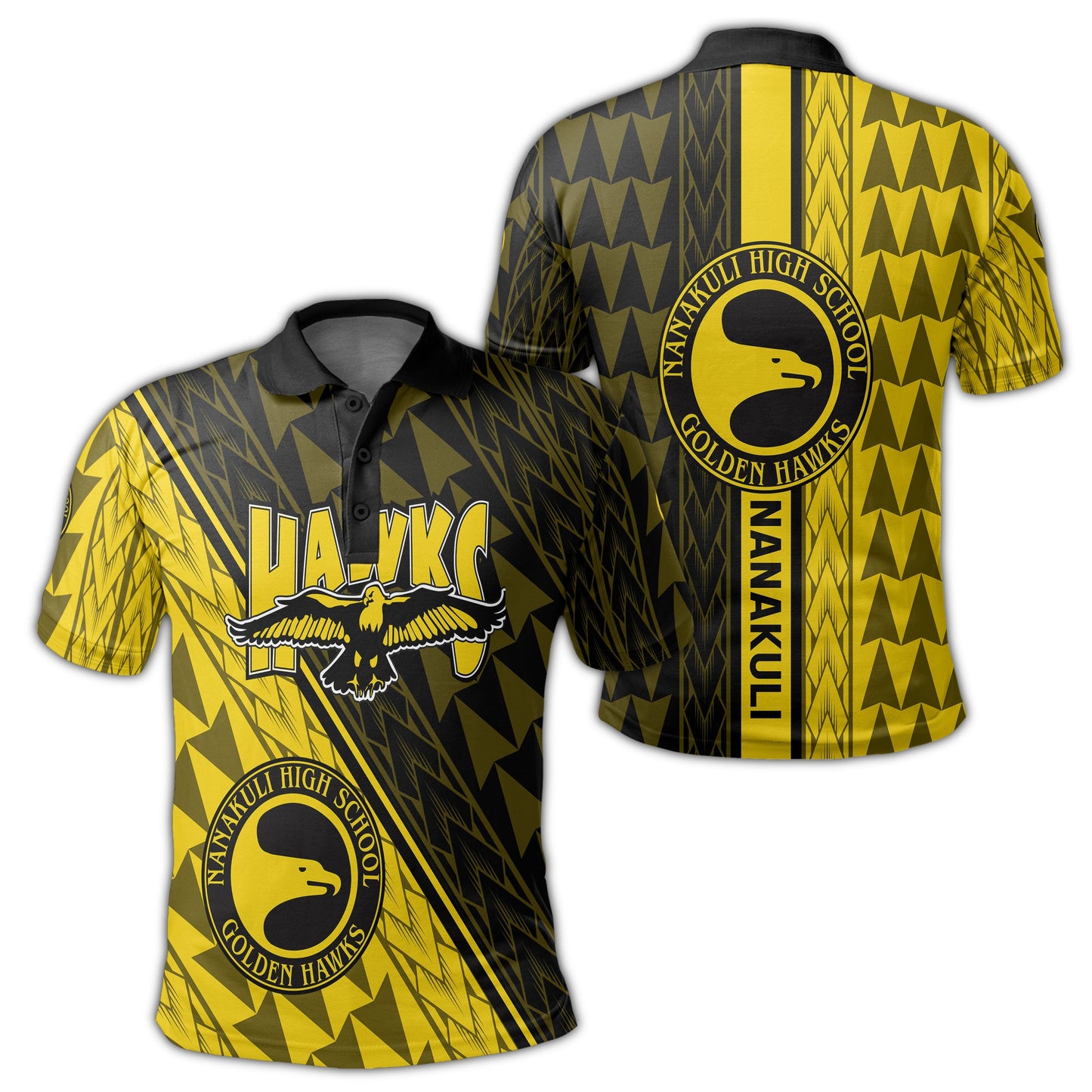 Hawaii Polo Shirt - Nanakuli High Polo Shirt - Energetic - AH
