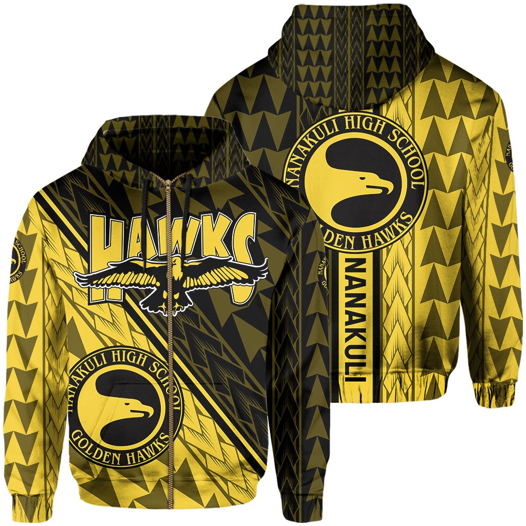 Hawaii Hoodie Nanakuli High Hoodie Zip Energetic AH