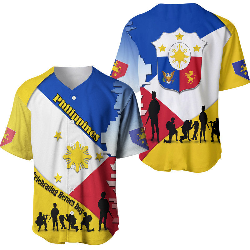 Philippines Baseball Jersey Celebrating Heroes Day