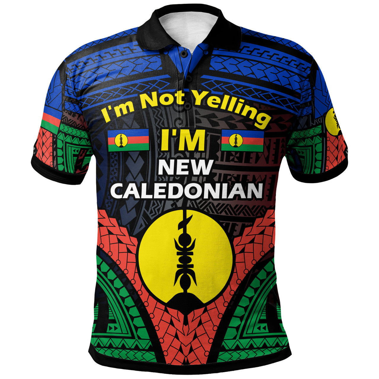 New Caledonia Polo Shirt - I'M NEW CALEDONIAN Style Polo Shirt