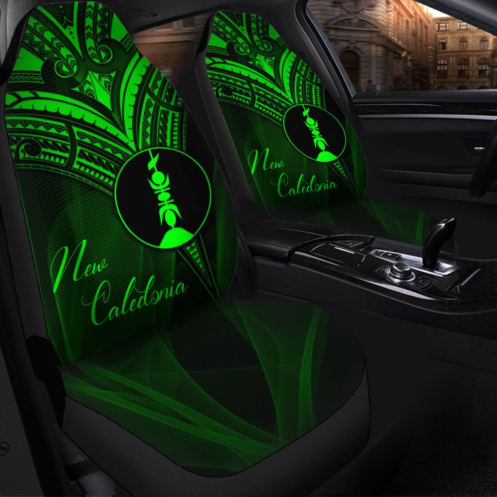 New Caledonia Car Seat Cover Green Color Cross Style