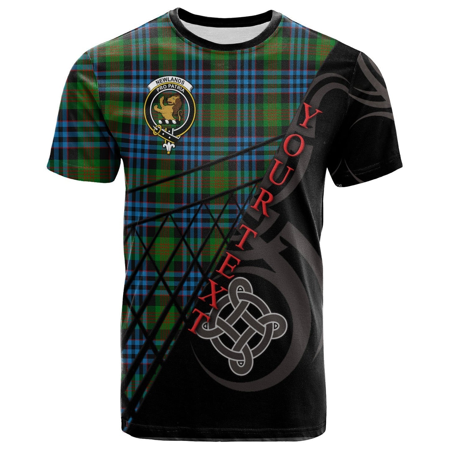 Printivon Newlands of Lauriston T Shirt Pattern Celtic 