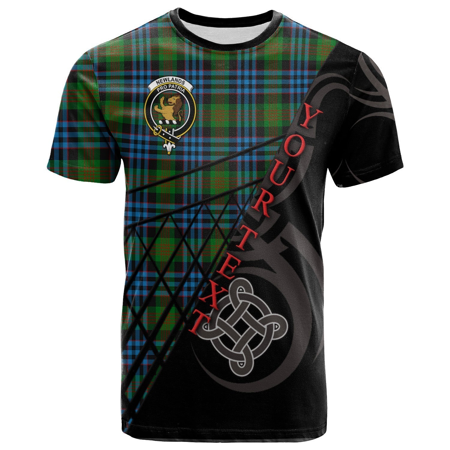 Printivon Newlands of Lauriston T Shirt Pattern Celtic 