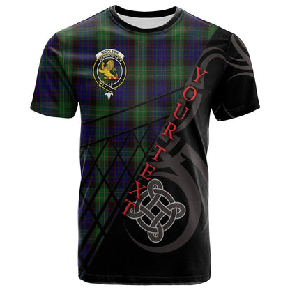 Printivon Nicolson Green Hunting T Shirt Pattern Celtic 