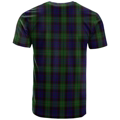 Printivon Nicolson Green Hunting Clan DNA In Me Tartan Crest T Shirt