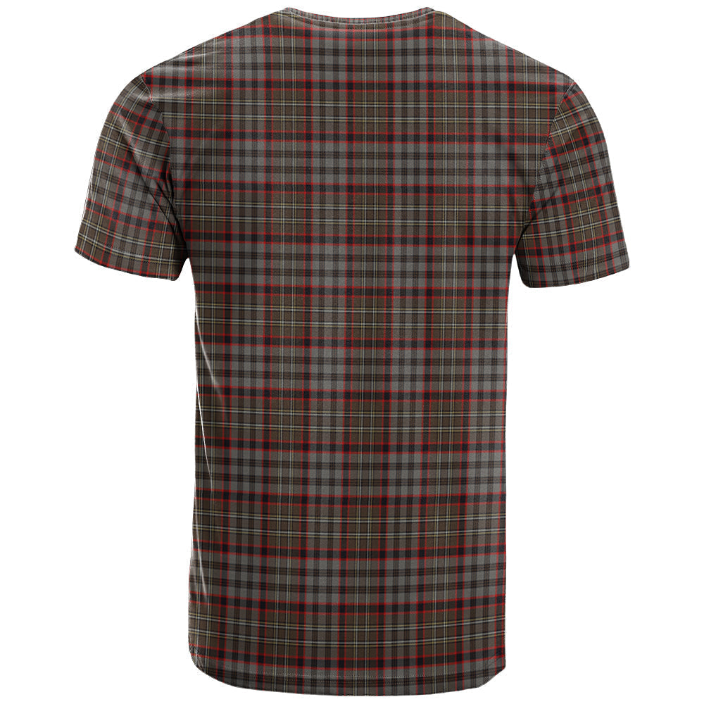 Printivon Nicolson Hunting Weathered Clan DNA In Me Tartan Crest T Shirt