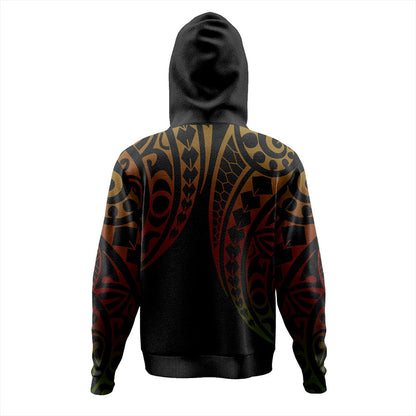 Northern Mariana Islands Hoodie Kakau Style Reggae Hoodie
