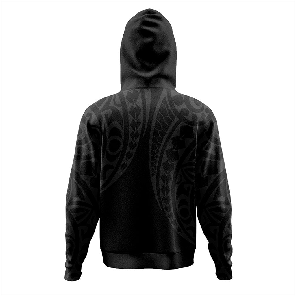 Northern Mariana Islands Hoodie Kakau Style Black Hoodie