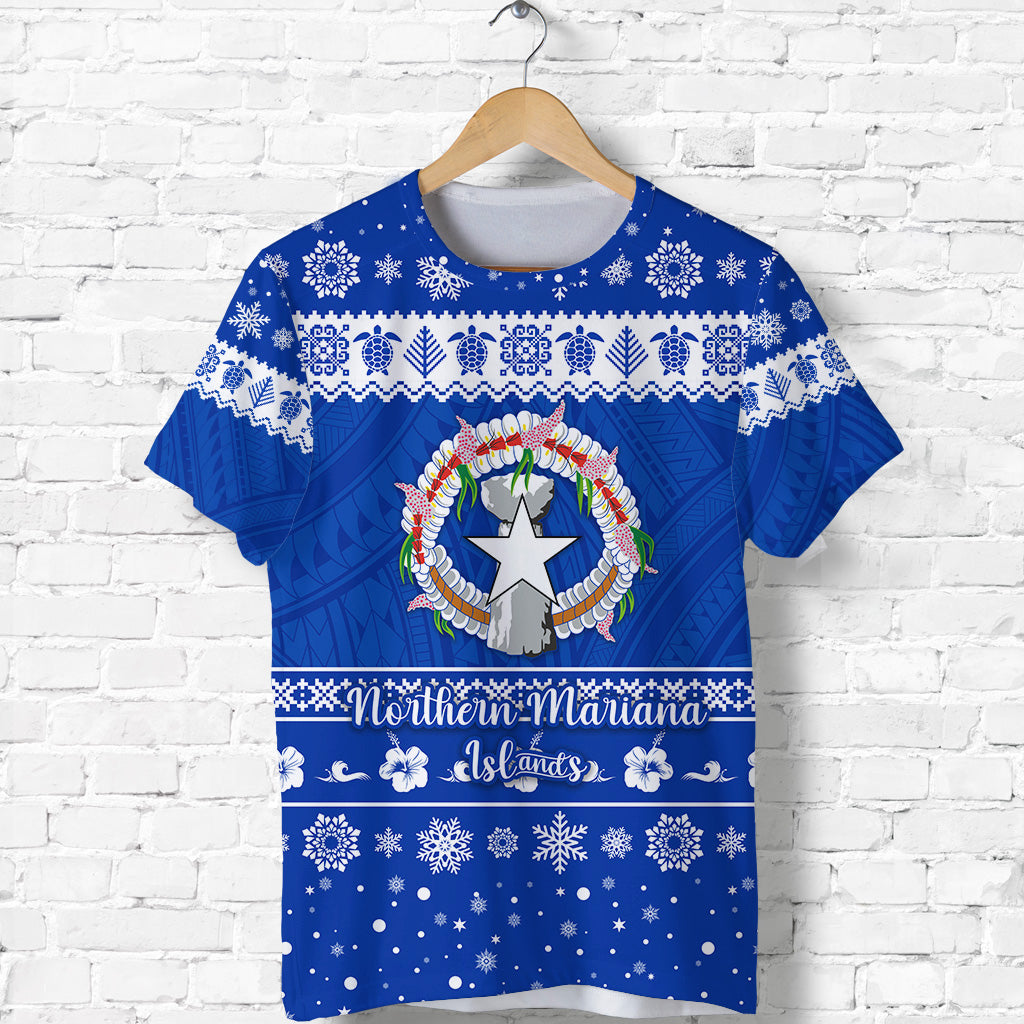 Northern Mariana Islands Christmas T Shirt Simple Style