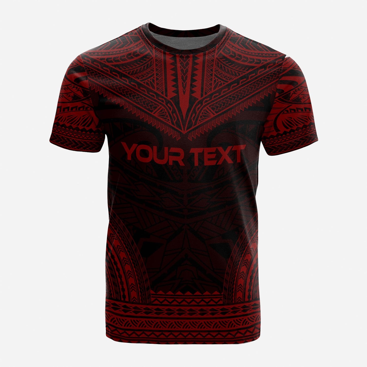 Northern Mariana Island Custom Personalised T Shirt Northern Mariana Island Seal Polynesian Chief Tattoo Red Version