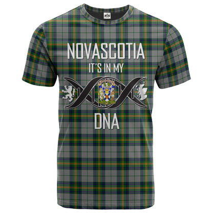 Printivon NovaScotia District Dress 02 Clan DNA In Me Tartan Crest T Shirt