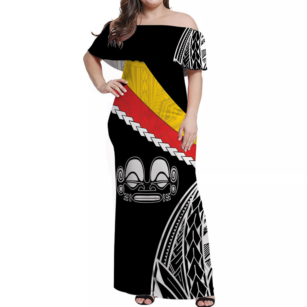 Marquesas Islands Off Shoulder Long Dress Style Life