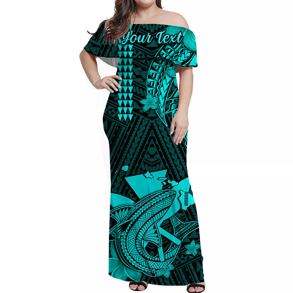 custom-personalised-hawaii-combo-dress-and-hawaiian-shirt-kakau-kanaka-maoli-combine-polynesian-shark-ver04