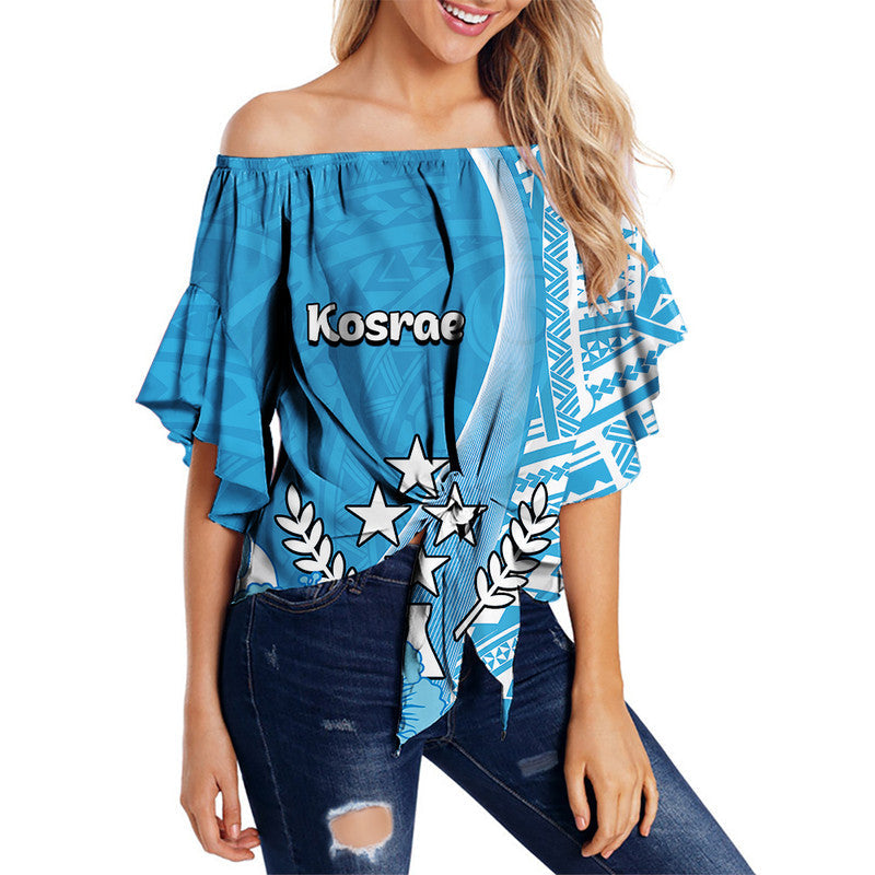 Kosrae Of Micronesia Off Shoulder Waist Wrap Top Vibe Style