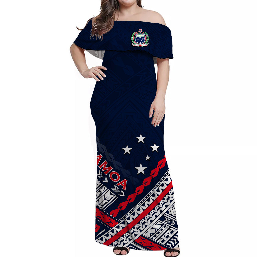 Samoa Off Shoulder Long Dress No.2