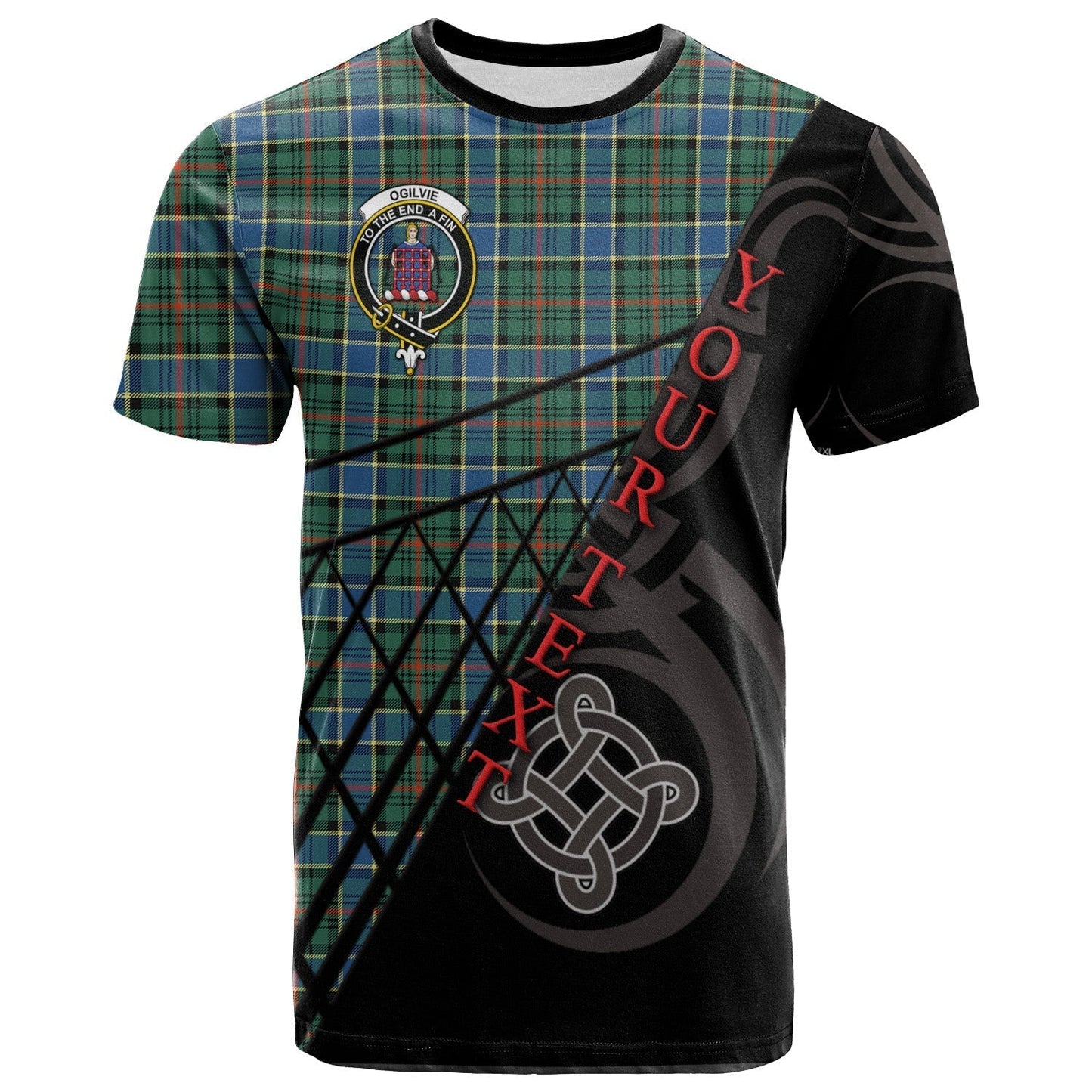 Printivon Ogilvie (Ogilvy) Hunting Ancient T Shirt Pattern Celtic 