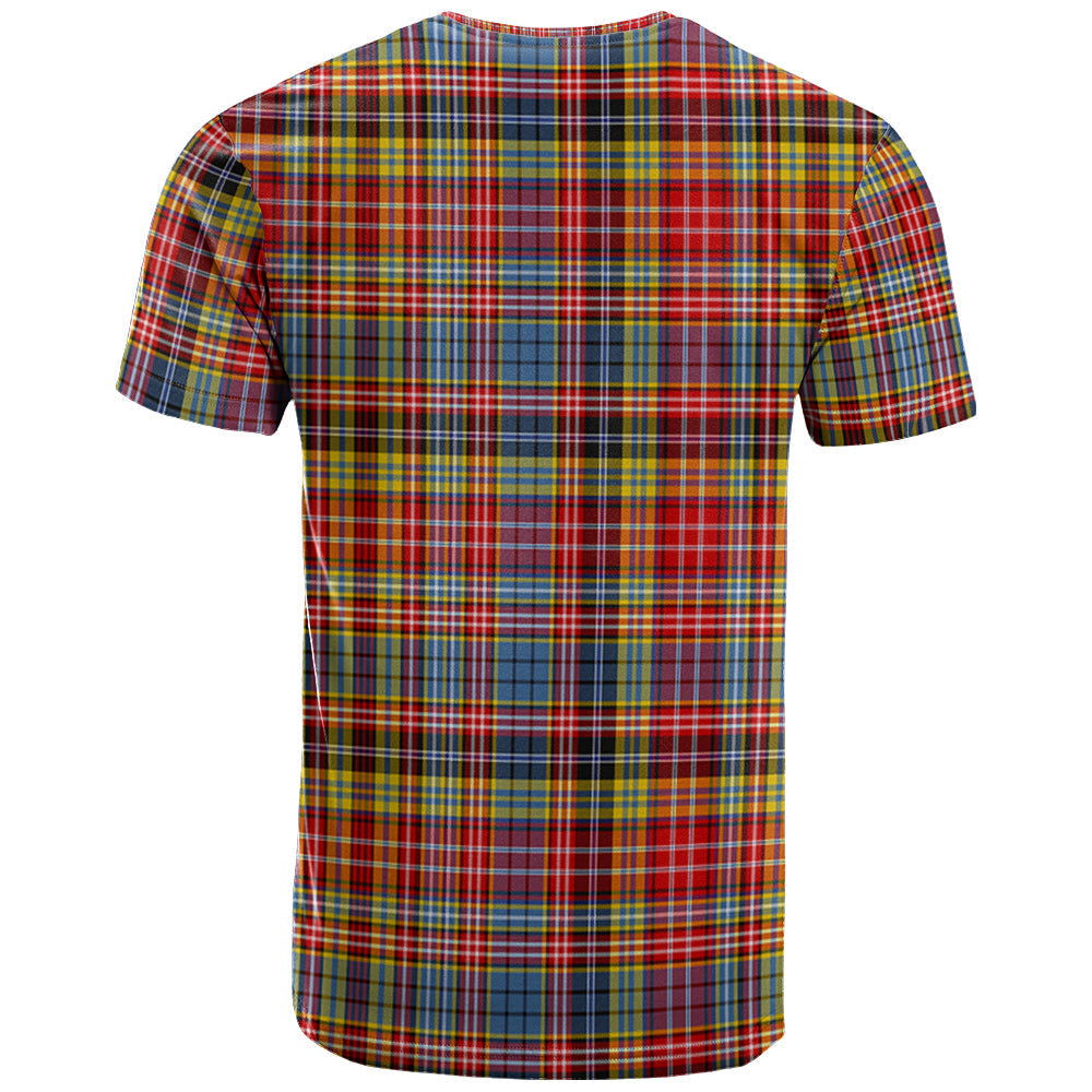 Printivon Ogilvie (Ogilvy) of Airlie Ancient Clan DNA In Me Tartan Crest T Shirt