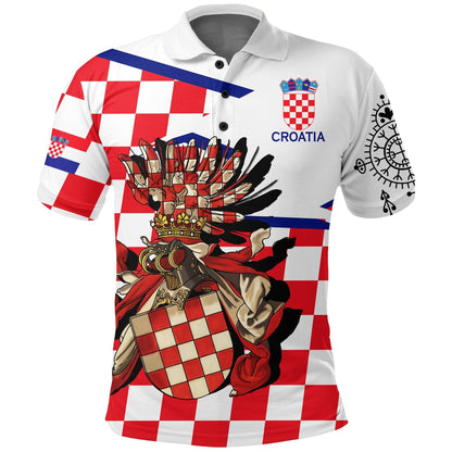 Croatia Polo Shirt Croatian Tattoo