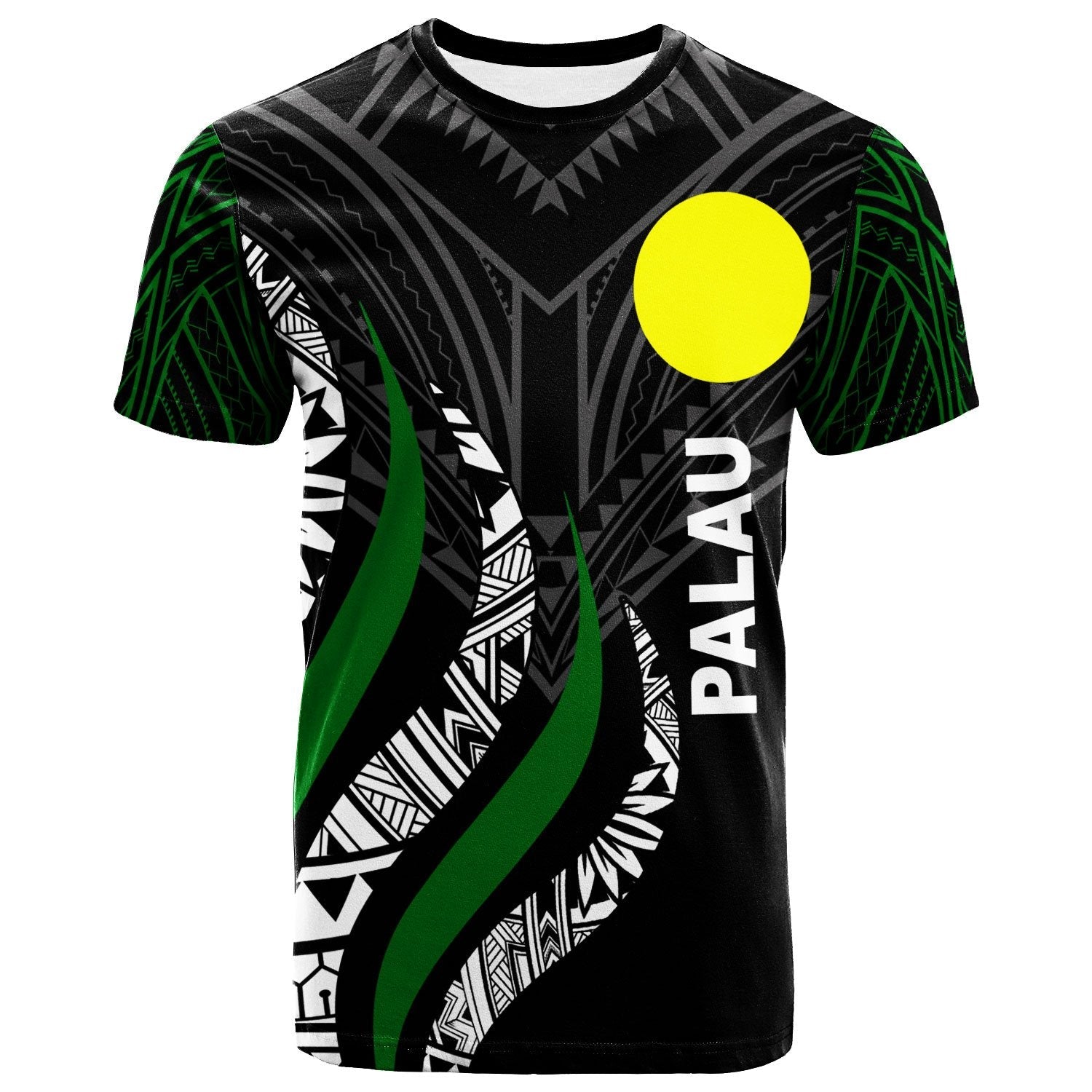 Palau T Shirt Palau Strong Fire Pattern