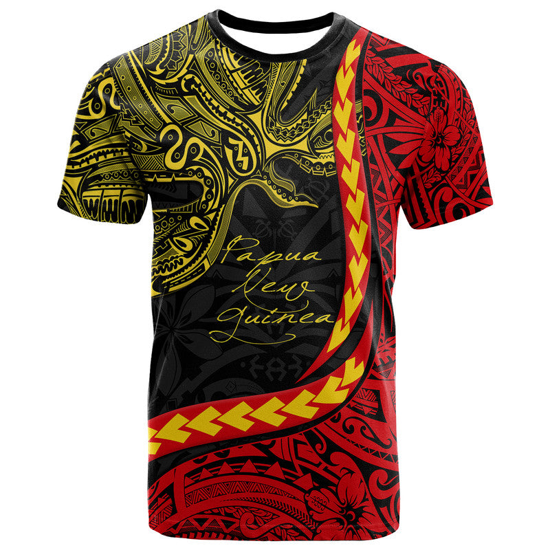 Custom Personalised Papua New Guinea T Shirt Unique Bird Style