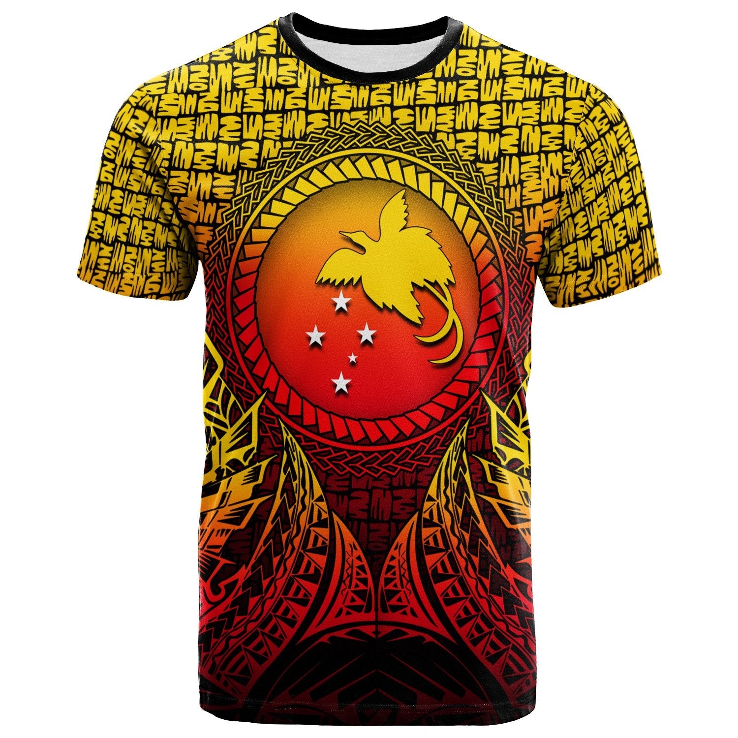 Papua New Giunea T Shirt PNG Circle Pattern