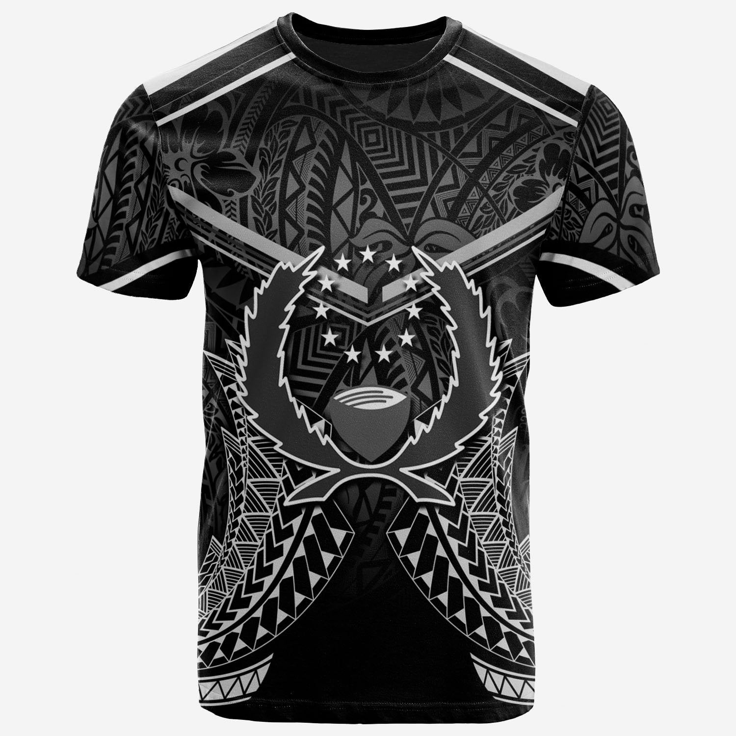 Pohnpei T Shirt Pohnpei Seal With White Line Style
