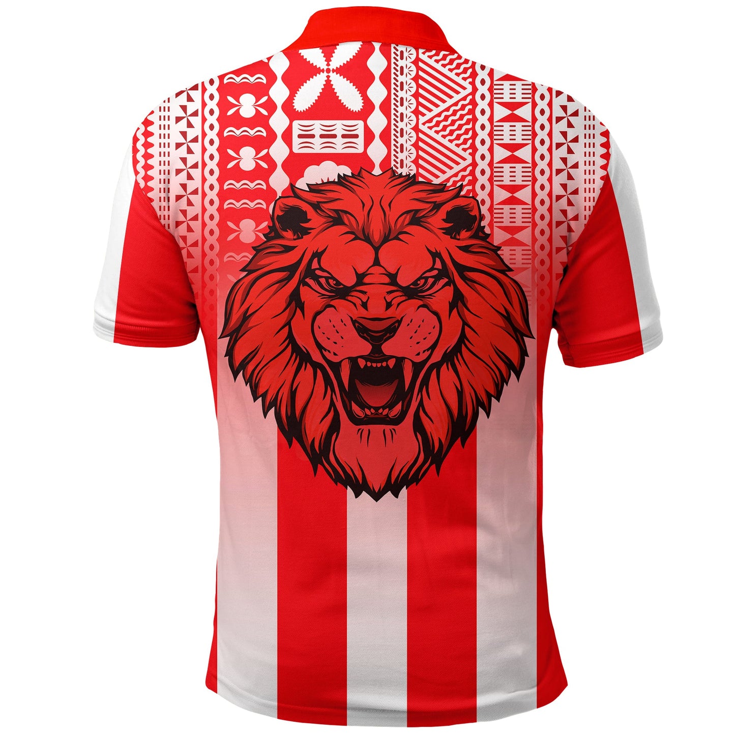 Football LABASA FA Polo Shirt Red Lion Fiji