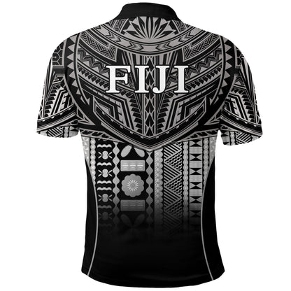 Fiji Faithful Polo Shirt Version Black