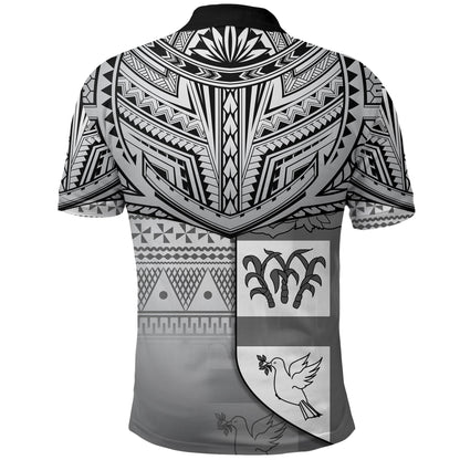 Fiji Creative Polo Shirt Love Country Version Black
