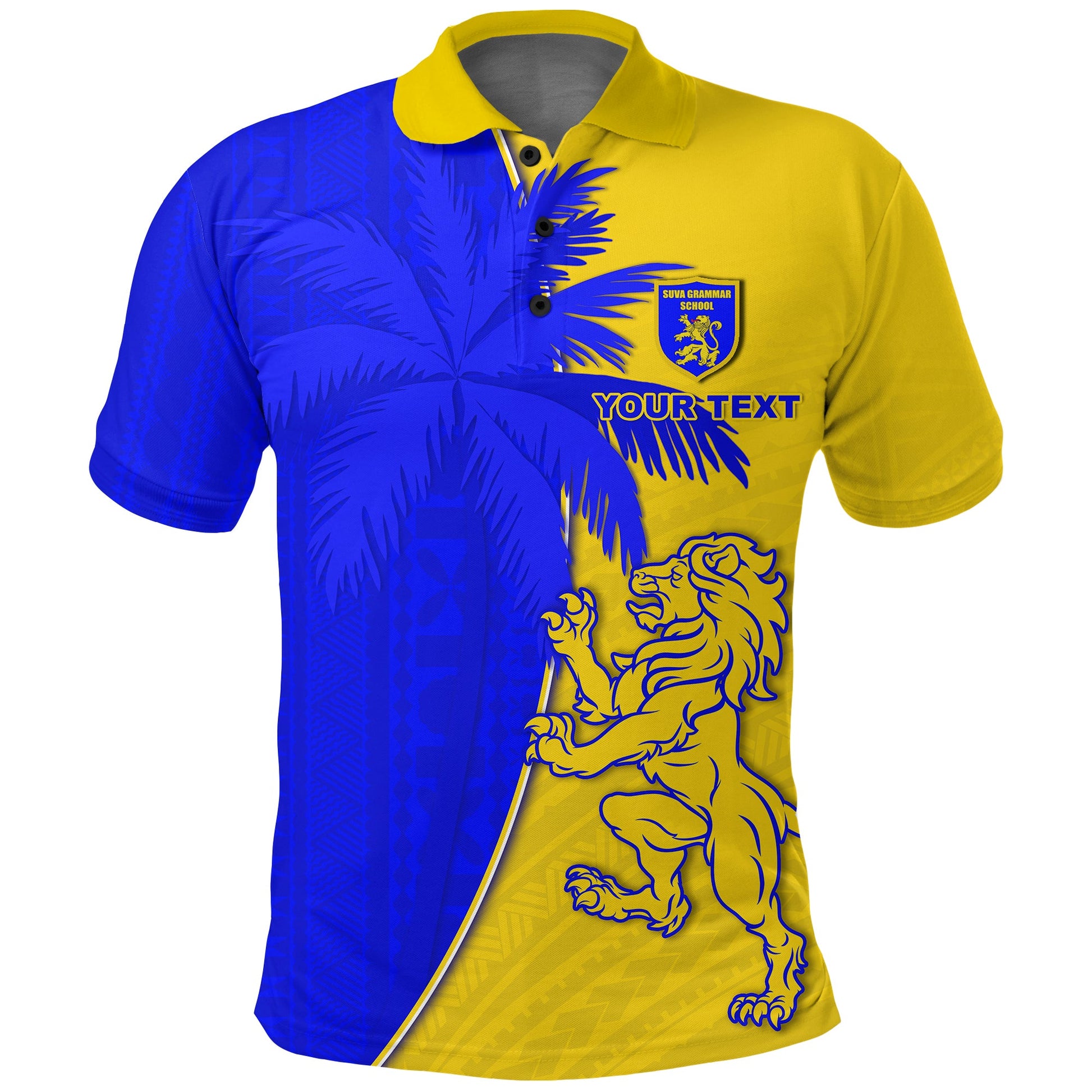 Custom Personalised Suva Grammar Simple Polo Shirt Fiji School