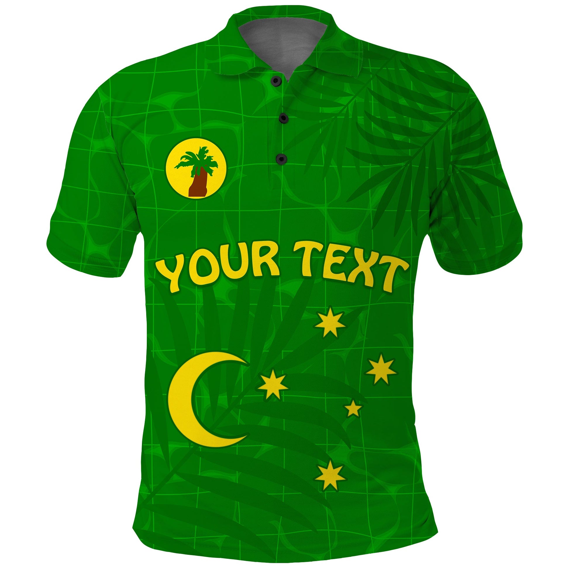 Custom Personalised Cocos Keeling Islands Polo Shirt Proud Flag Unique