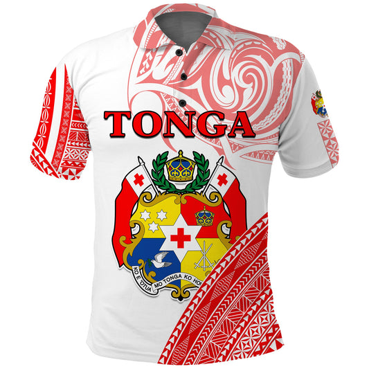 Tonga Polo Shirt Tongan Pattern Blithesome