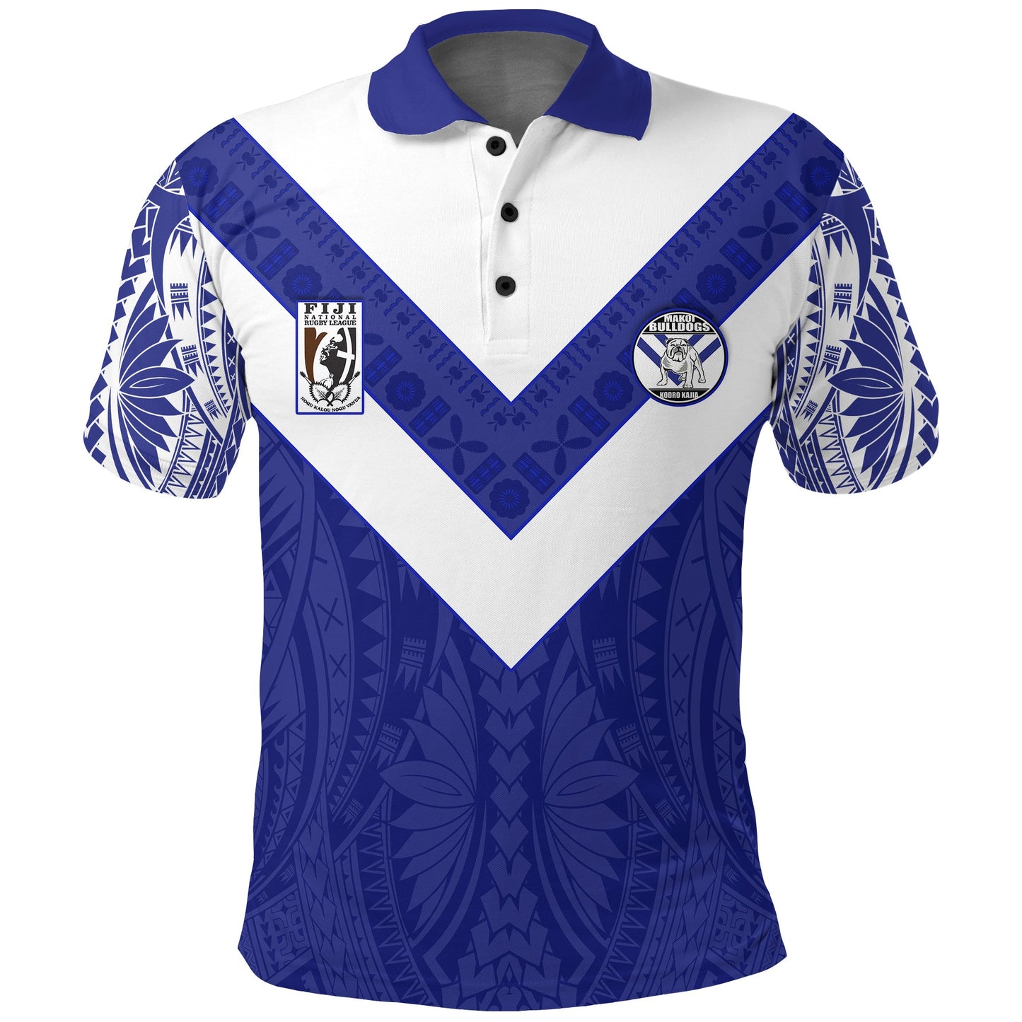 Makoi Bulldogs Polo Shirt Forever Fiji Rugby