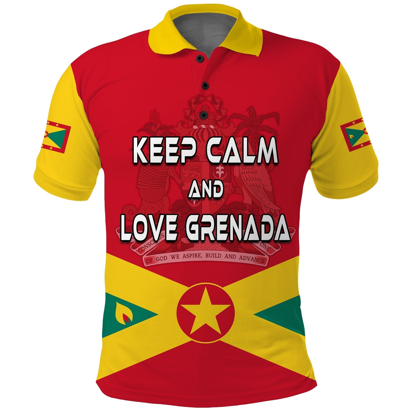 Grenada Polo Shirt Keep Calm and Love Grenada