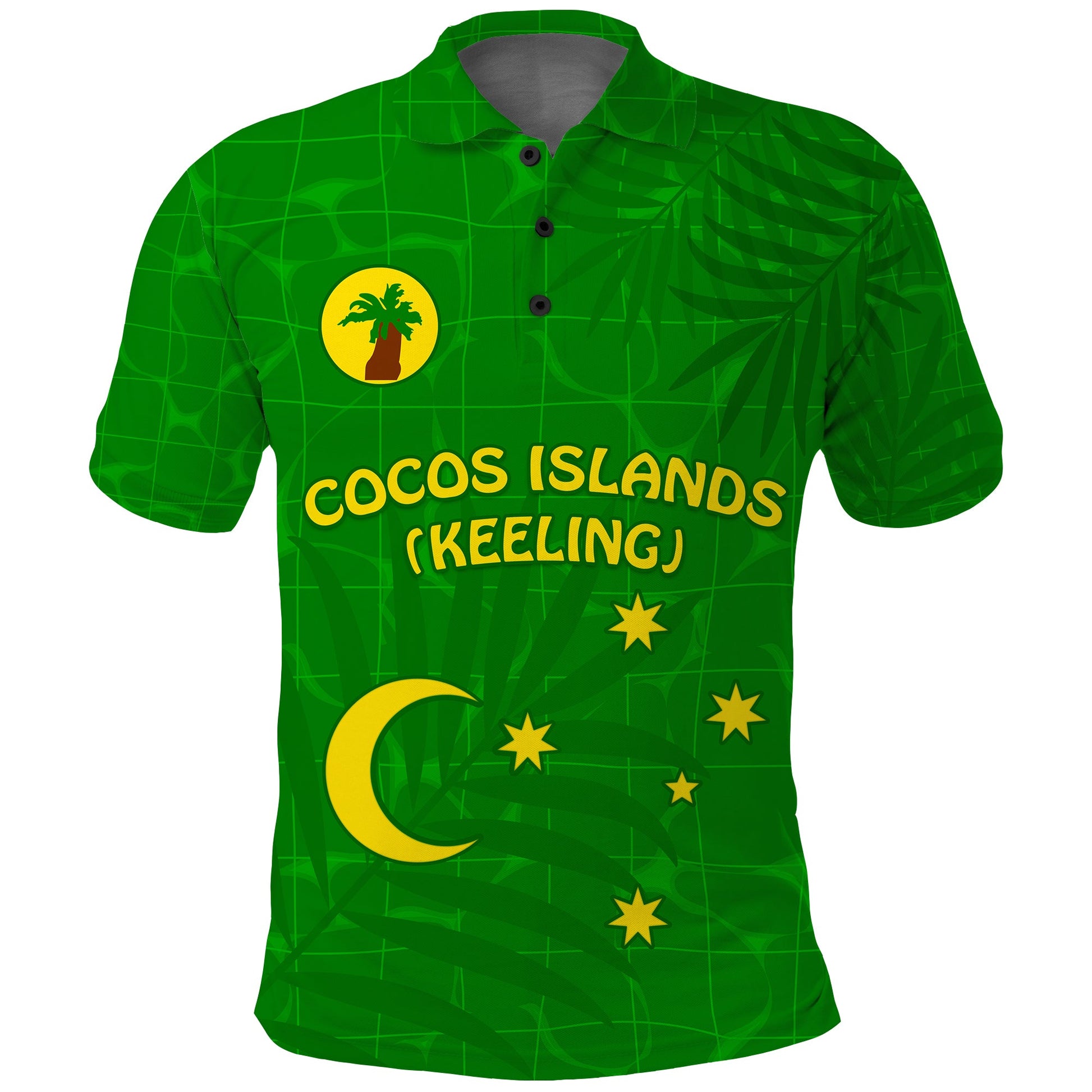 Cocos Keeling Islands Polo Shirt Proud Flag Unique