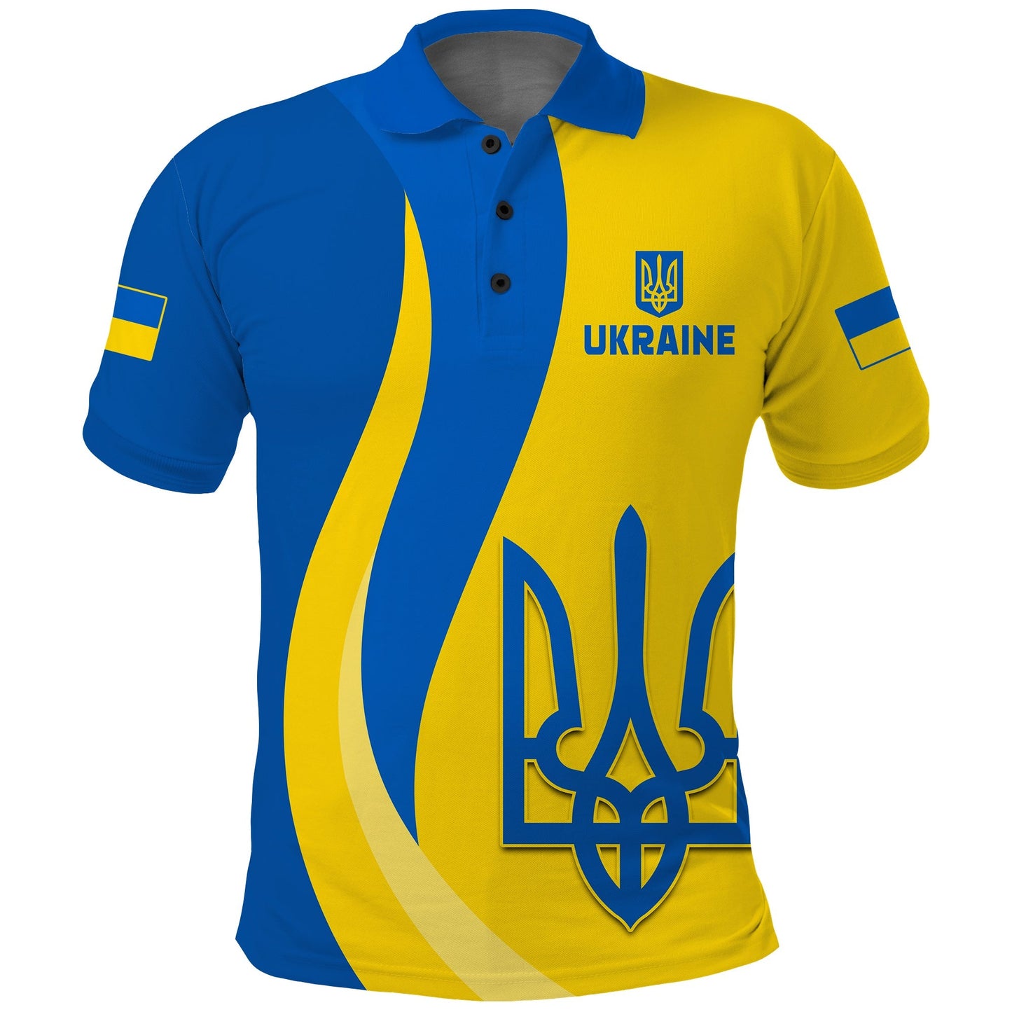 Custom Ukraine Polo Shirt Always Proud Ukraine