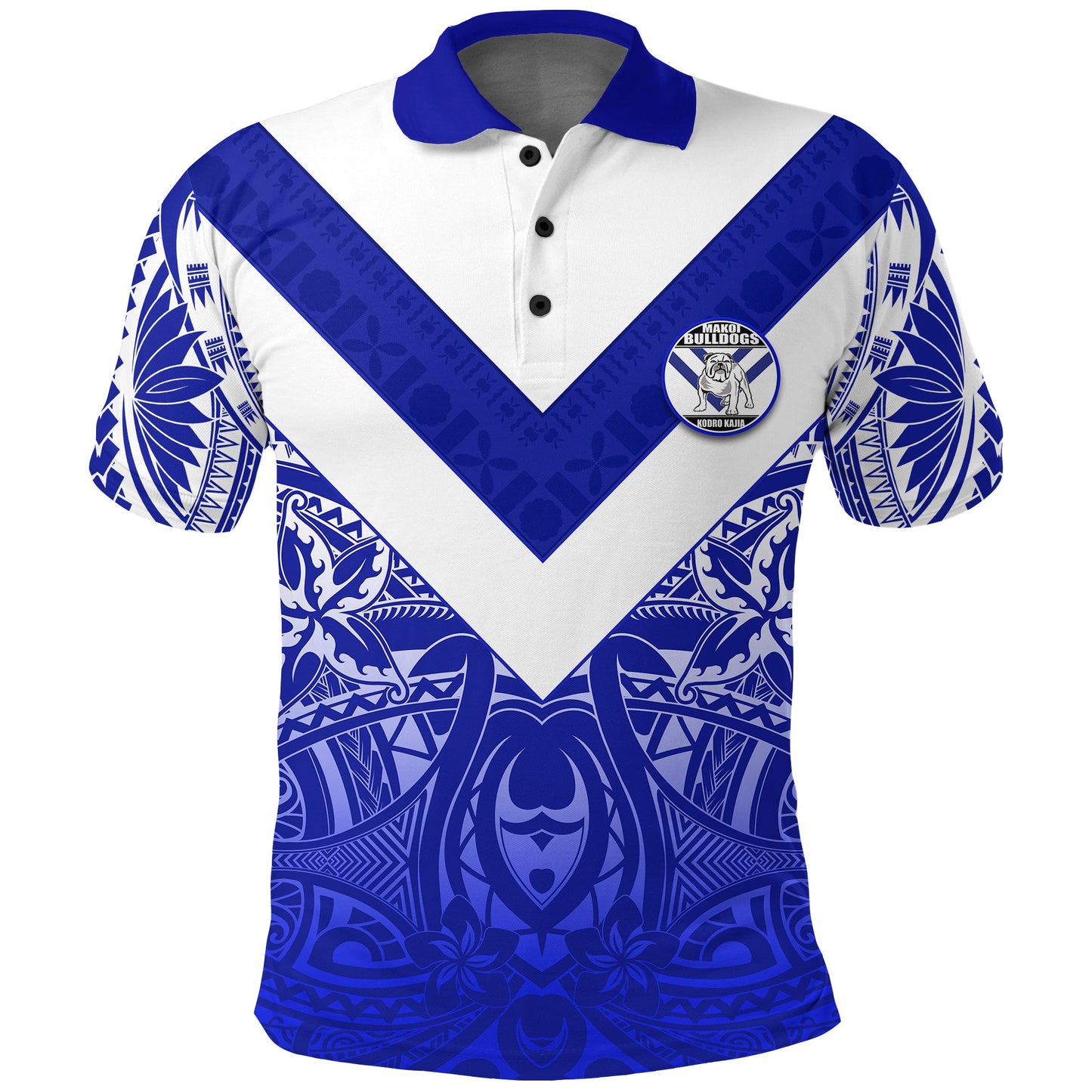 Makoi Bulldogs Polo Shirt Forever Fiji Rugby - Version Fresh 02